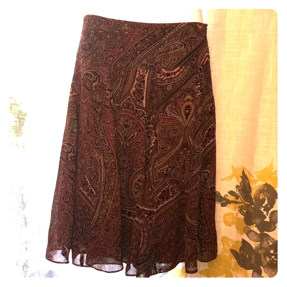 Chaps full flowing circle skirt